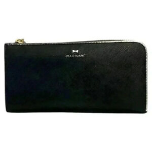 Jill Stuart Black/Silver Women’s Long Wallet GUC